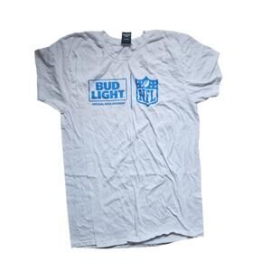 Hanes Bud Light NFL T-Shirt Size Large